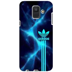 Чохли Адидас для Samsung Galaxy A6 2018, A600F (AlphaPrint) (Синій Адідас)