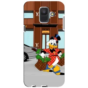 Чехлы для Samsung Galaxy A6 2018, A600F - Скрудж МакДак Louis Vuitton (PREMIUMPrint) (Скрудж ЛВ)