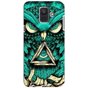 Чохол з пташками на Samsung Galaxy A6 2018, A600F (VPrint) (Сова з оком)