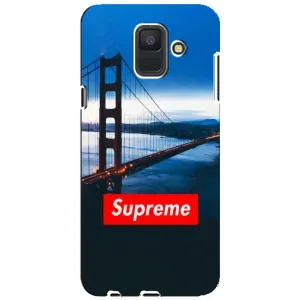 Чеохол для Samsung Galaxy A6 2018, A600F з картинкою Supreme (AlphaPrint) (Стиль Supreme)