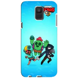Чехлы Brawl Stars для Samsung Galaxy A6 2018, A600F (AlphaPrint) (Тріо героїв)