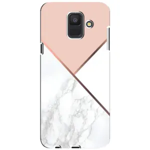 Мраморний чехол на Samsung Galaxy A6 2018, A600F (VPrint) (Тройний мрамор)