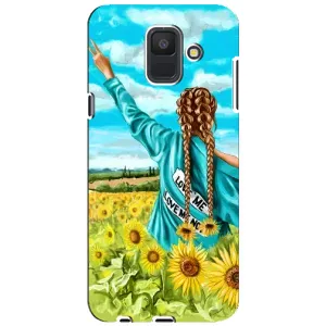 Чохол для Патріота України Samsung Galaxy A6 2018, A600F - (AlphaPrint) (Україночка)