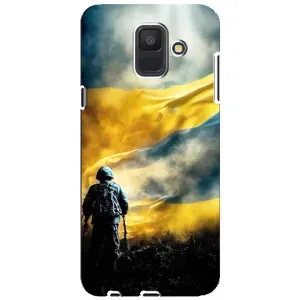 Українські, патріотичні Чохли для Samsung A6 2018, А600F (Війна)