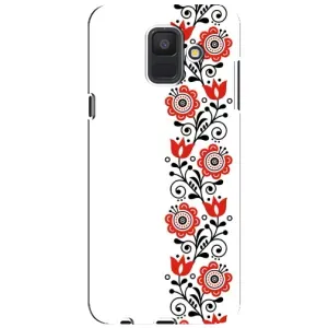Чохол для Патріота України Samsung Galaxy A6 2018, A600F - (AlphaPrint) (Яскрава вишиванка)