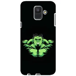 Чохли з героями Марвел Samsung Galaxy A6 2018, A600F (VPrint) (Зелений Халк)