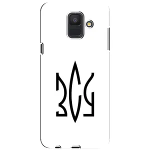 Чохли для Samsung Galaxy A6 2018, A600F Укр. Символіка (AlphaPrint) (ЗСУ герб)