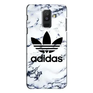 Чохли Адидас для Samsung Galaxy A6 Plus 2018 ( A605) (AlphaPrint) (Адідас на мраморі)