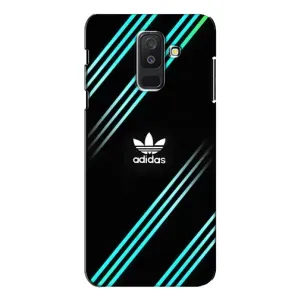 Чохли Адидас для Samsung Galaxy A6 Plus 2018 ( A605) (AlphaPrint) (Адідас з полосами)