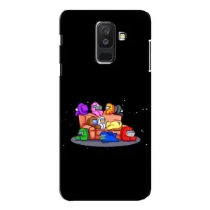 Чехол Амонг Ас для Samsung Galaxy A6 Plus 2018 ( A605) (AlphaPrint) (Амонг-ас)
