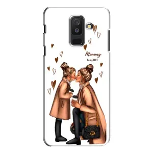 Чохол з друком для Samsung Galaxy A6 Plus 2018 ( A605) - (Мама з дитинкою) (AlphaPrint) (Донька і мама)