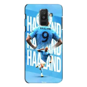 Чехлы с футболистом Ерлинг Холанд для Samsung Galaxy A6 Plus 2018 ( A605) (AlphaPrint) (Erling Haaland)