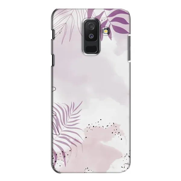 Чохол з принтом «Фіолетове листя» для Samsung Galaxy A6 Plus 2018 (A605)