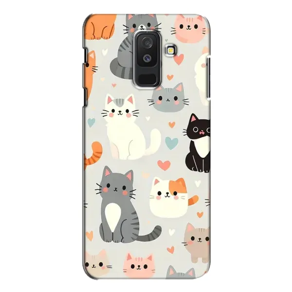 Чохол з принтом «Колаж котів» для Samsung Galaxy A6 Plus 2018 (A605) Чохол з принтом «Колаж котів» для Samsung Galaxy A6 Plus 2018 (A605)