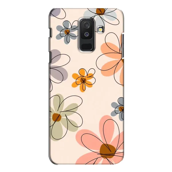 Чохол з принтом «Кольорові квіти» для Samsung Galaxy A6 Plus 2018 (A605)