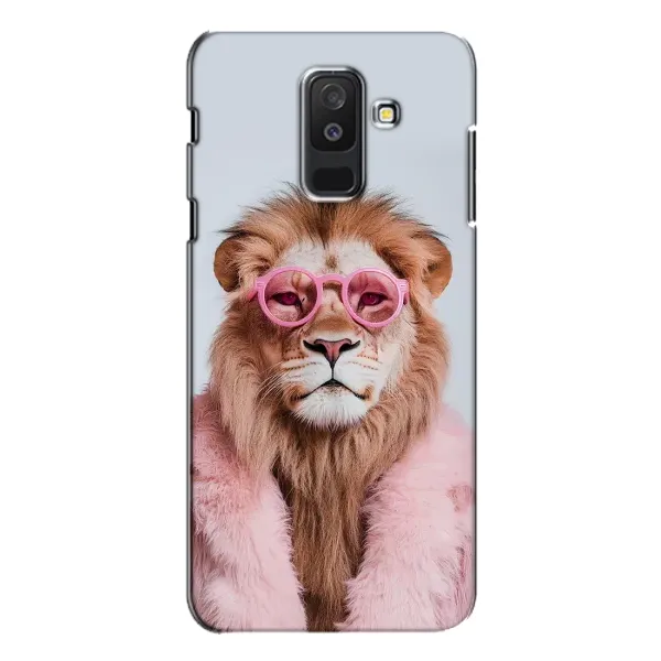 Чехол с принтом «Лев в очках» для Samsung Galaxy A6 Plus 2018 (A605)