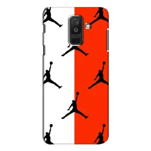 Чохли для Samsung Galaxy A6 Plus 2018 ( A605) - з картинкою JORDAN (AlphaPrint) (Лого Джордан)