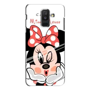Эксклюзивный чехол для Samsung Galaxy A6 Plus 2018 ( A605) (AlphaPrint - Мультяшные) (Маус Минни)