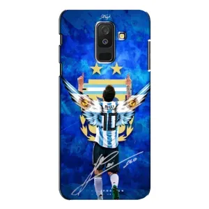 Чехлы для Samsung Galaxy A6 Plus 2018 ( A605) (Leo чемпион) (AlphaPrint) (Месси сборная)
