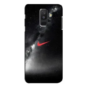 Чохол для Samsung Galaxy A6 Plus 2018 ( A605) - з принтом Найк (AlphaPrint) (Найк червоний)