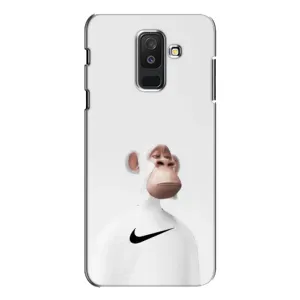 Чехлы с Обезьянами NFT для Samsung Galaxy A6 Plus 2018 ( A605) (AlphaPrint) (обезьяна NFT Nike)