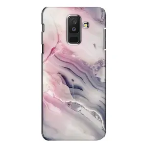 Мраморний чехол на Samsung Galaxy A6 Plus 2018 ( A605) (VPrint) (Пурпурний Мрамор)