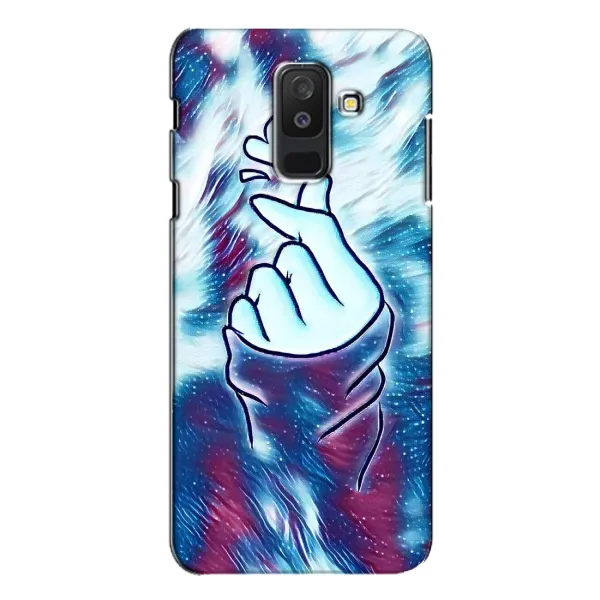 Чохол з принтом «Радужне серце» для Samsung Galaxy A6 Plus 2018 (A605)