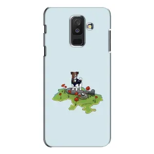 Чехлы с картинкой собаки Патрон для Samsung Galaxy A6 Plus 2018 ( A605) (AlphaPrint) (Сапер Пес)
