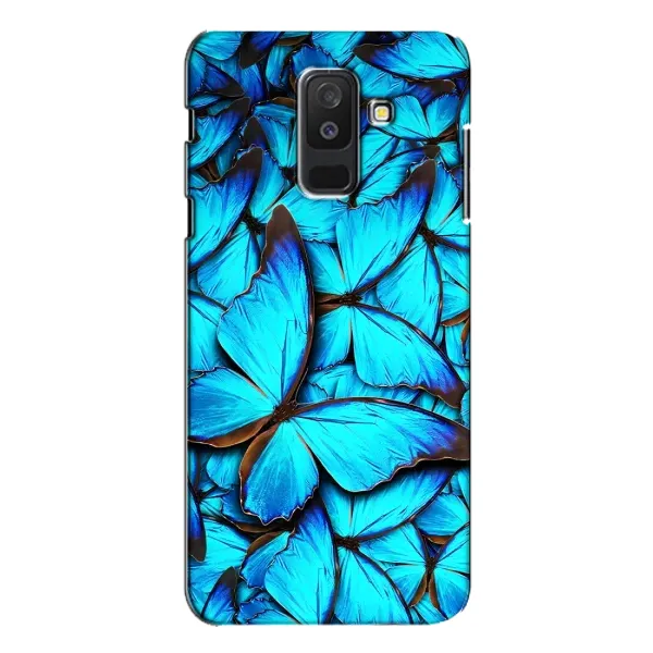 Чехол с принтом «Синие бабочки» для Samsung Galaxy A6 Plus 2018 (A605) Чехол с принтом «Синие бабочки» для Samsung Galaxy A6 Plus 2018 (A605)