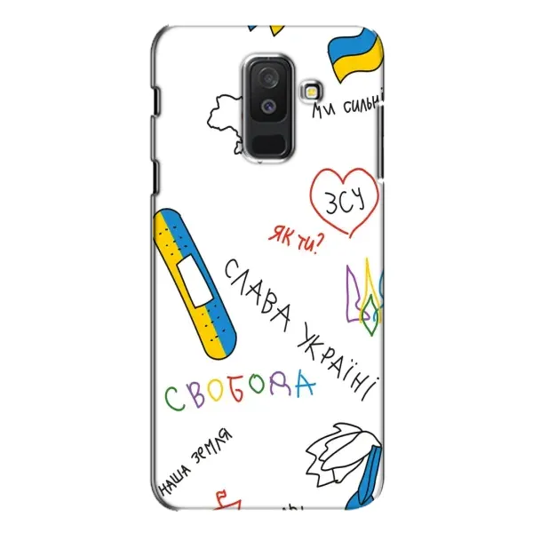 Чехол с принтом «Стикер» для Samsung Galaxy A6 Plus 2018 (A605) Чехол с принтом «Стикер» для Samsung Galaxy A6 Plus 2018 (A605)