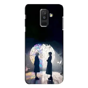 Чехлы Венсдей на Samsung Galaxy A6 Plus 2018 ( A605) Уэнсдей (AlphaPrint) (Уэнздей и Инид)