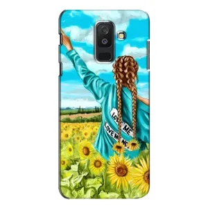 Чехол для Патриота Украины Samsung Galaxy A6 Plus 2018 ( A605) - (AlphaPrint) (Украиночка)