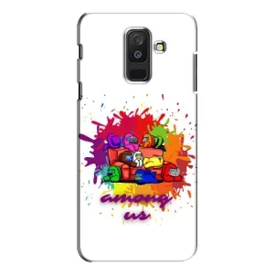 Чехол Амонг Ас для Samsung Galaxy A6 Plus 2018 ( A605) (AlphaPrint) (Яркий АмонгАс)