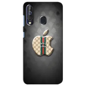 Чехлы ГУЧЧИ для Самсунг А60 (2019) (AlphaPrint) (Apple gucci)