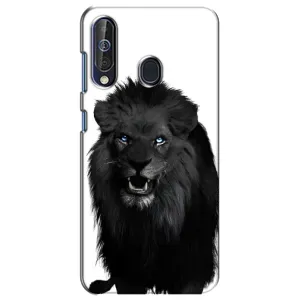 Чехлы с картинками животных Samsung Galaxy A60 2019 (A605F) (Черный ЛЕВ)