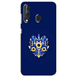 Чехлы для Samsung Galaxy A60 2019 (A605F)  Укр. Символика (AlphaPrint) (Цветочный Герб)