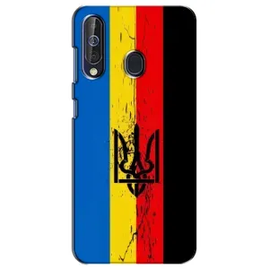 Украинские Чехлы для Samsung Galaxy A60 2019 (A605F) с картинкой УПА (AlphaPrint) (Флаг УПА)