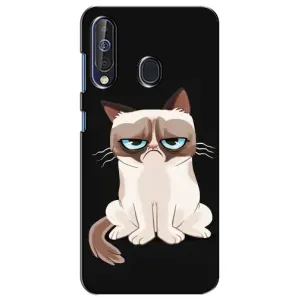 Чохол з принтом для Samsung Galaxy A60 2019 (A605F) (AlphaPrint) Модні коти (Сумний кіт)