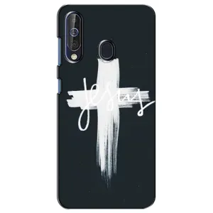 Чехол для Samsung Galaxy A60 2019 (A605F) (AlphaPrint) - (Христианские) (Иисус)