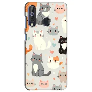 Чохол з малюнком кіт на Samsung Galaxy A60 2019 (A605F) (Колаж котів)