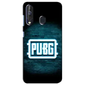 Чехол PUBG для Самсунг А60 (2019) (AlphaPrint) (Лого PUBG)