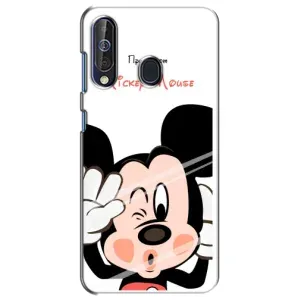 Эксклюзивный чехол для Samsung Galaxy A60 2019 (A605F) (AlphaPrint - Мультяшные) (Маус Микки)