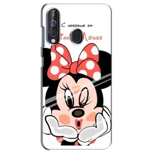 Эксклюзивный чехол для Samsung Galaxy A60 2019 (A605F) (AlphaPrint - Мультяшные) (Маус Минни)
