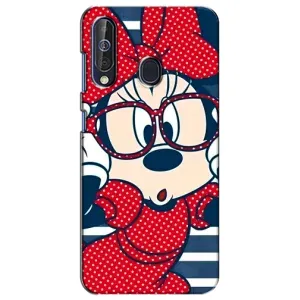 Эксклюзивный чехол для Samsung Galaxy A60 2019 (A605F) (AlphaPrint - Мультяшные) (Маус в очках)
