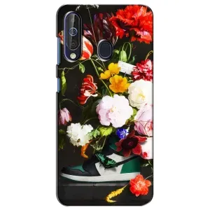 Бренднові Чохли для Samsung Galaxy A60 2019 (A605F) - (PREMIUMPrint) (Nike цветы)