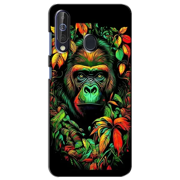 Чехол с принтом «Обезьяна в тропиках» для Samsung Galaxy A60 2019 (A605F)