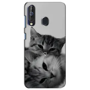 Чохол з малюнком кіт на Samsung Galaxy A60 2019 (A605F) (Пара котів)