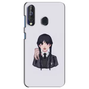 Чехлы Венсдей на Samsung Galaxy A60 2019 (A605F) Уэнсдей (AlphaPrint) (Уэнздей и Вещь)