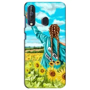 Чехол для Патриота Украины Samsung Galaxy A60 2019 (A605F) - (AlphaPrint) (Украиночка)