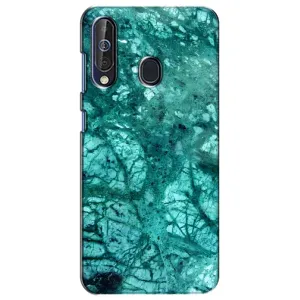 Мраморный чехол на Samsung Galaxy A60 2019 (A605F) (VPrint) (Зеленый мрамор)